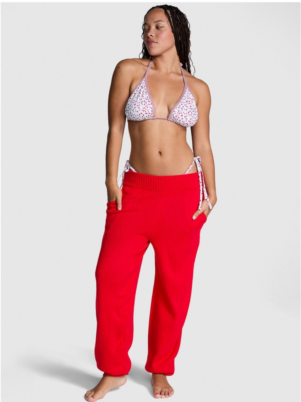 Frankie’s bikinis knit jogger pant